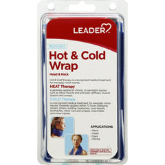 Leader Hot & Cold Wrap, Reusable Head/Neck, Blue 1ct