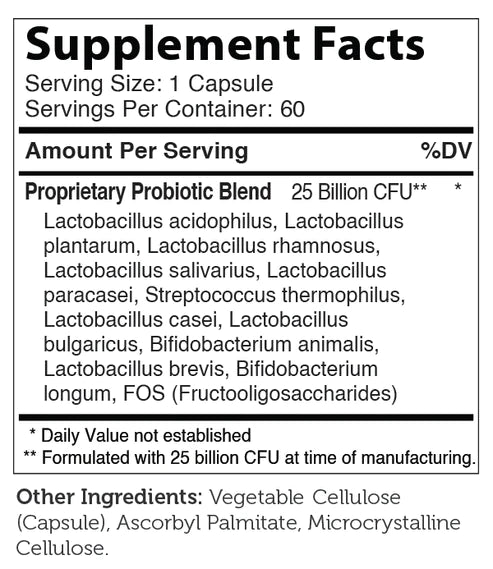 Zahler BioDophilus 25 Billion Capsules