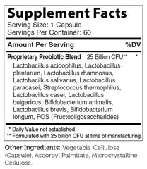 Zahler BioDophilus 25 Billion Capsules