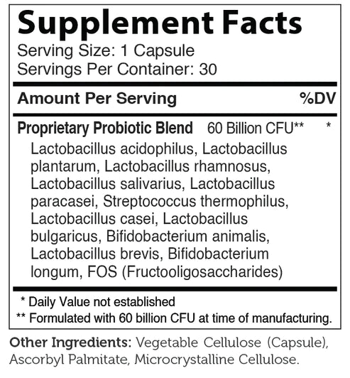 Zahler BioDophilus 60 Billion Capsules