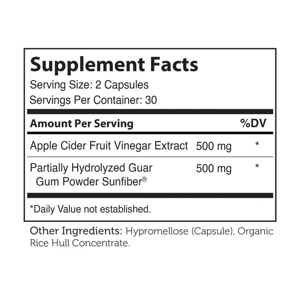 Zahler Cider + Fiber (60) Capsules