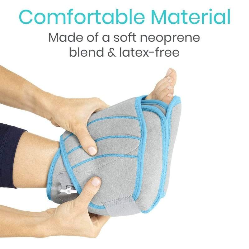 Vive Compression Ankle Ice Wrap