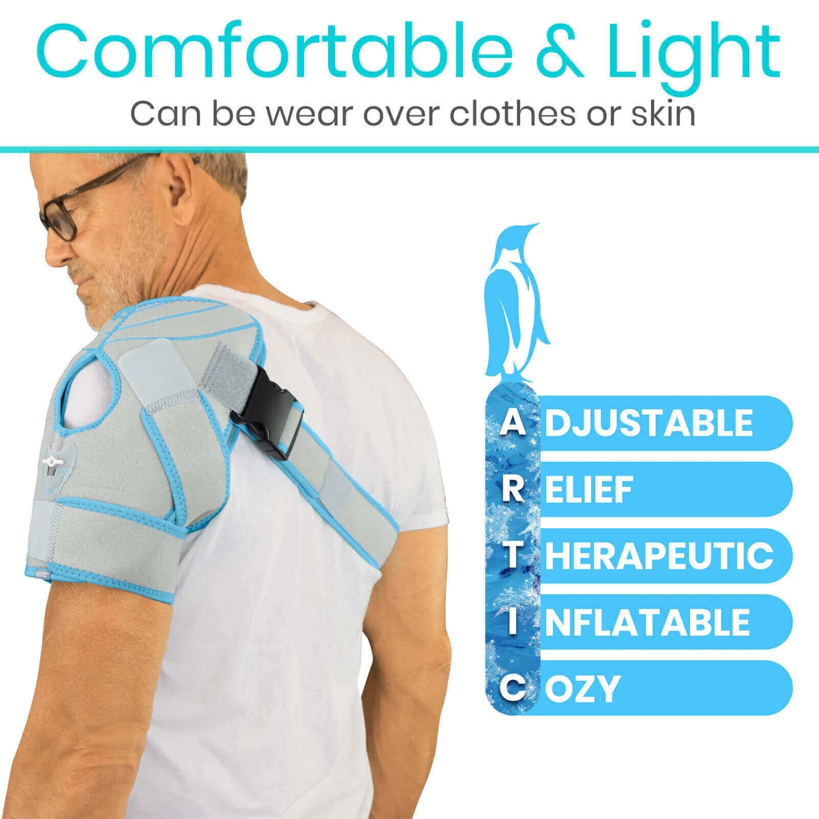 Vive Compression Shoulder Ice Wrap