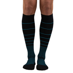 Dr. Comfort Everyday Style Funnel Stripe Unisex Support Socks