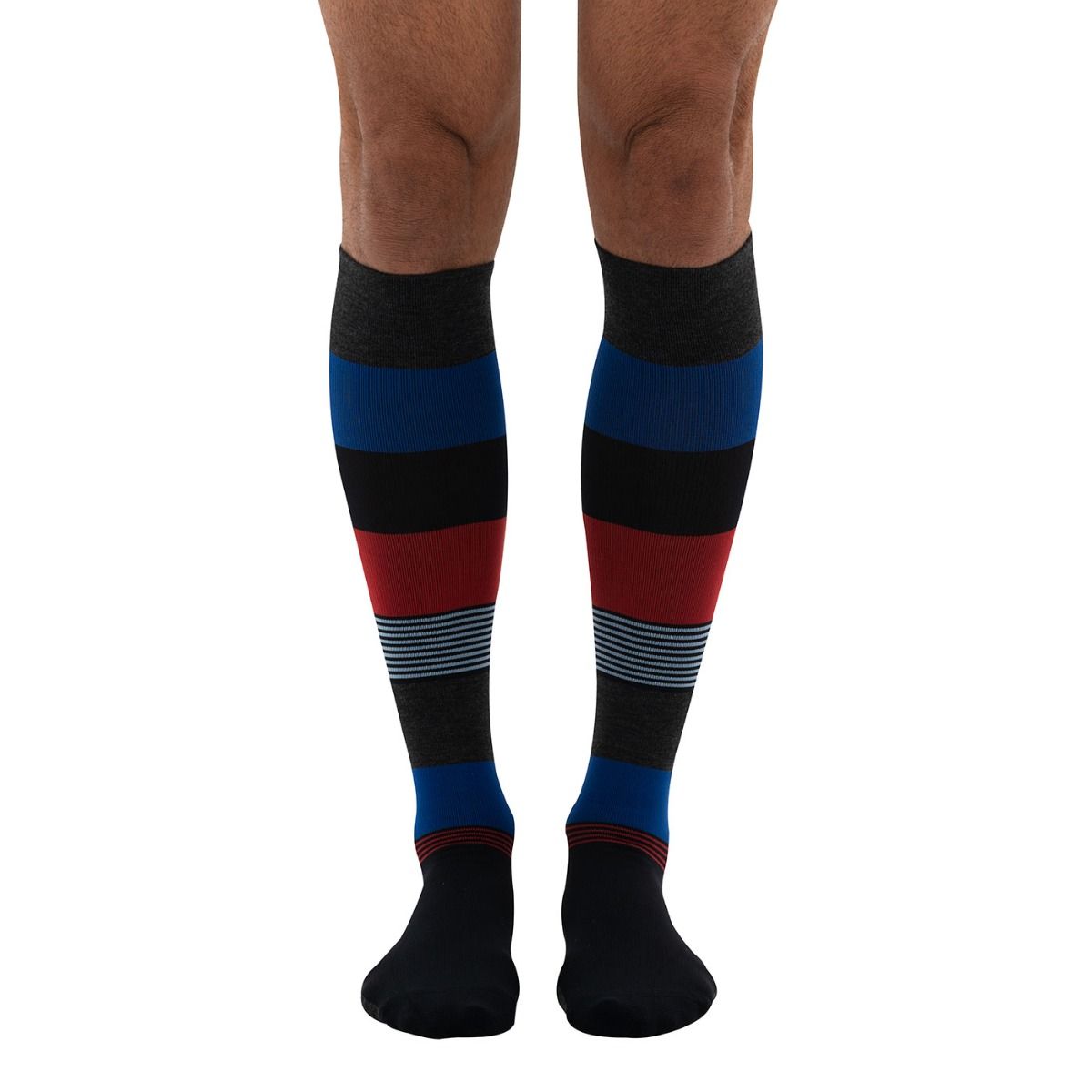 Dr. Comfort Everyday Style N-G-Neer Color Block Unisex Compression Socks