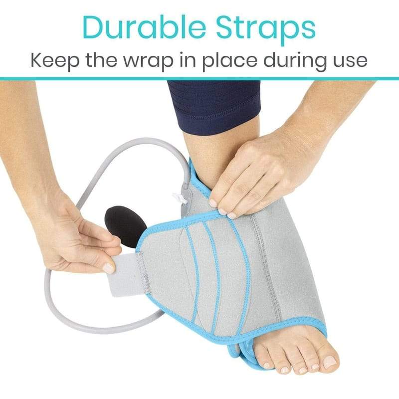 Vive Compression Ankle Ice Wrap