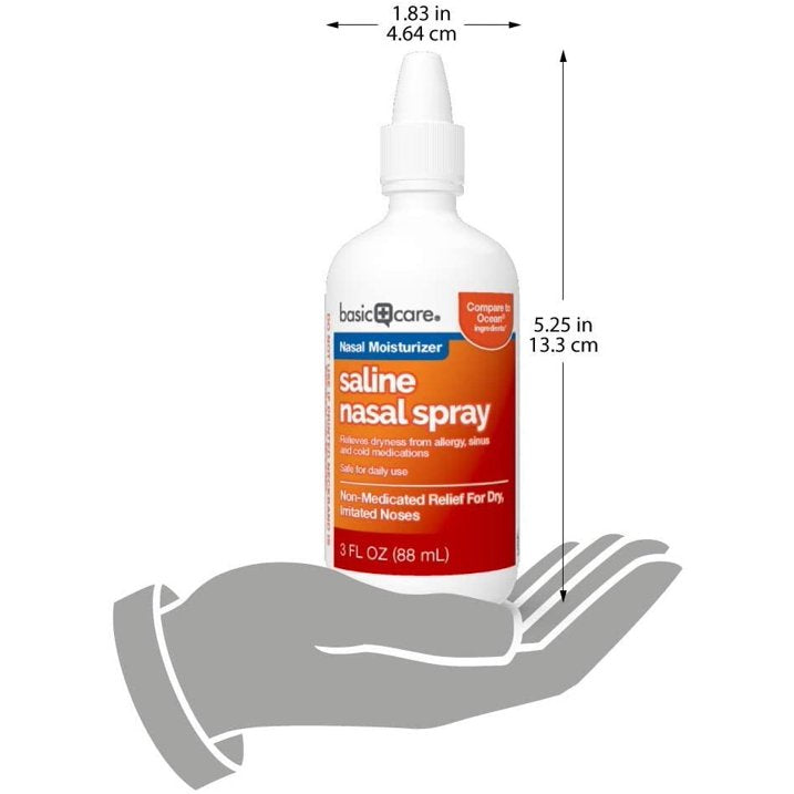 Leader Saline Nasal Spray, 3oz