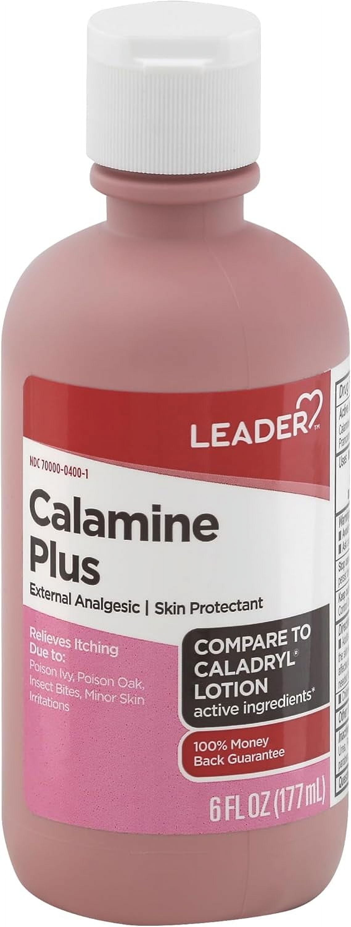 Leader Calagesic Lotion, 6 oz Compare to Caladryl Soothes Itching and Pain