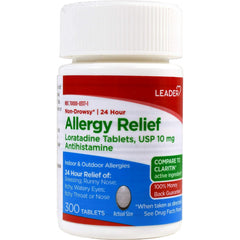 Leader Non-Drowsy Allergy Relief, 300 ea