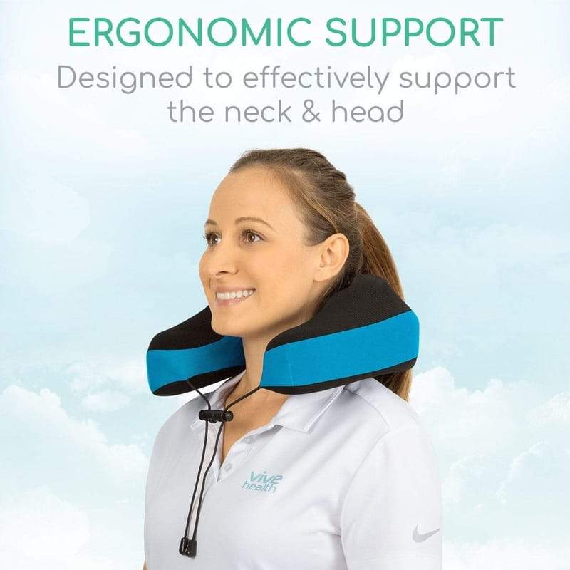 Vive Memory Foam Neck Pillow