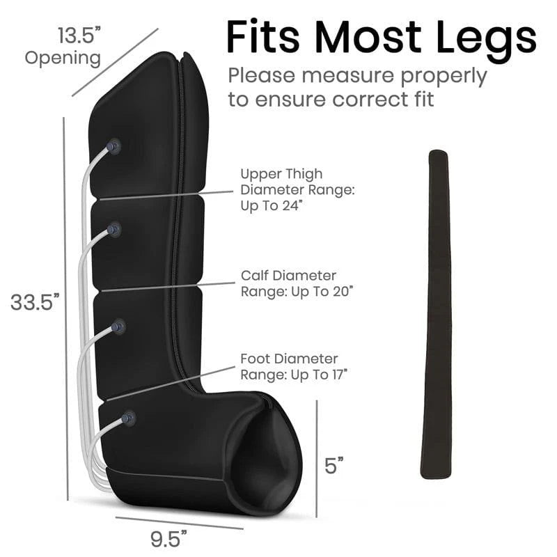 Vive Leg Compression Machine - Sequential Pump Device For Recovery, Swelling and Pain Relief