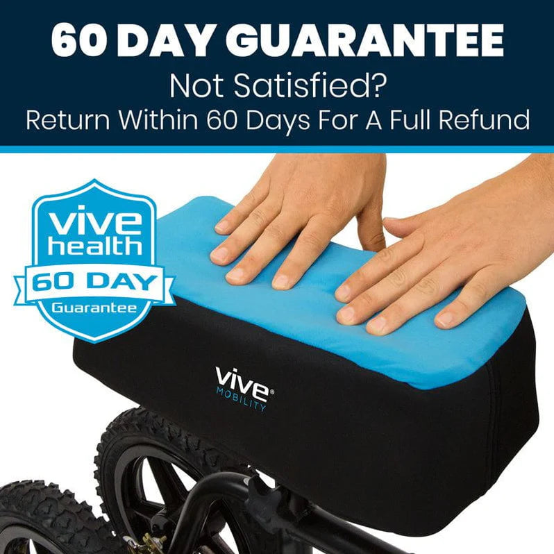 Vive Foam Knee Walker Pad with Comfort Gel