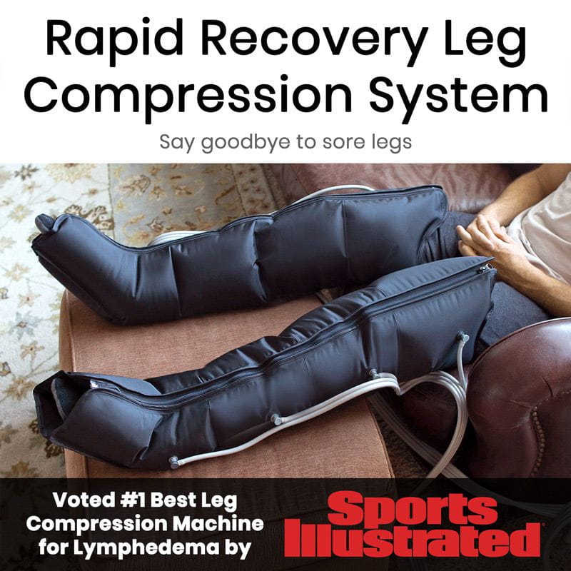 Vive Leg Compression Machine - Sequential Pump Device For Recovery, Swelling and Pain Relief