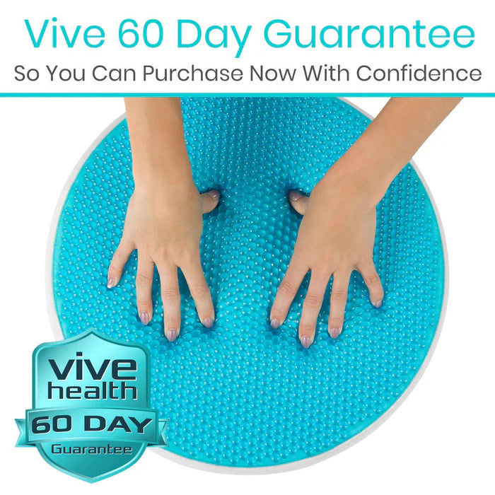 Vive Gel Swivel Seat Cushion - Alleviate Pressure and Discomfort