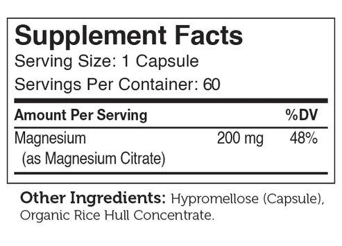 Zahler Magnesium Capsules