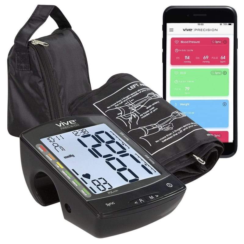 Vive Blood Pressure Monitor Compatible with Smart Devices