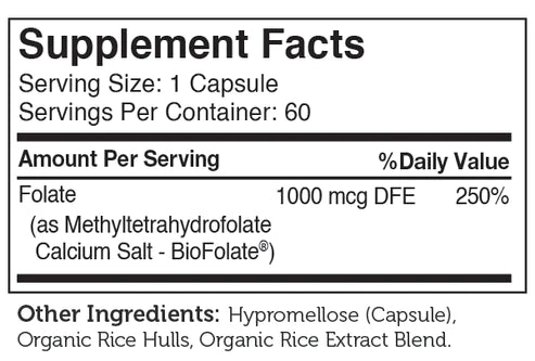 Zahler Methylfolate Capsules