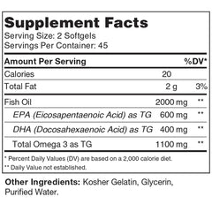 Zahler Omega 3 Platinum Softgels