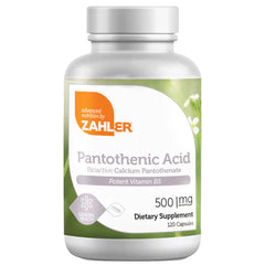 Zahler Pantothenic Acid (120) Capsules