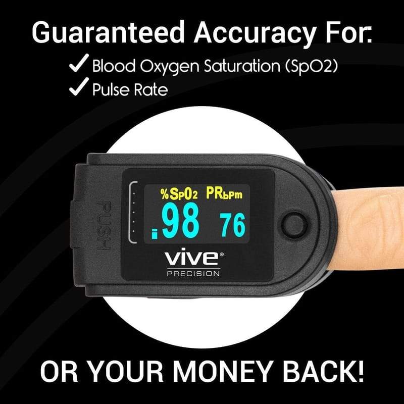 Vive Pulse Oximeter Compatible with Smart Devices