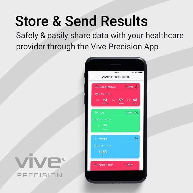 Vive Blood Pressure Monitor Compatible with Smart Devices