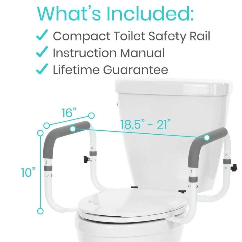 Vive Compact Toilet Rail